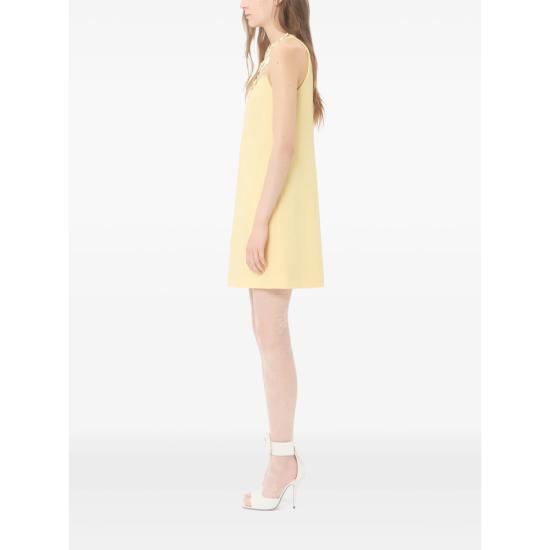 26SS 발렌티노 가라바니 미디 원피스 8B3VAHG51CF A2X YELLOW - VALENTINO GARAVANI