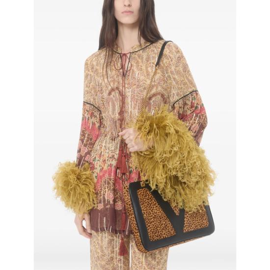 26SS 발렌티노 가라바니 블라우스 8B3AEBB7A54 BR9 NEUTRALS BROWN - VALENTINO GARAVANI