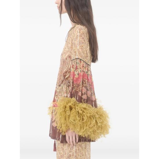 26SS 발렌티노 가라바니 블라우스 8B3AEBB7A54 BR9 NEUTRALS BROWN - VALENTINO GARAVANI