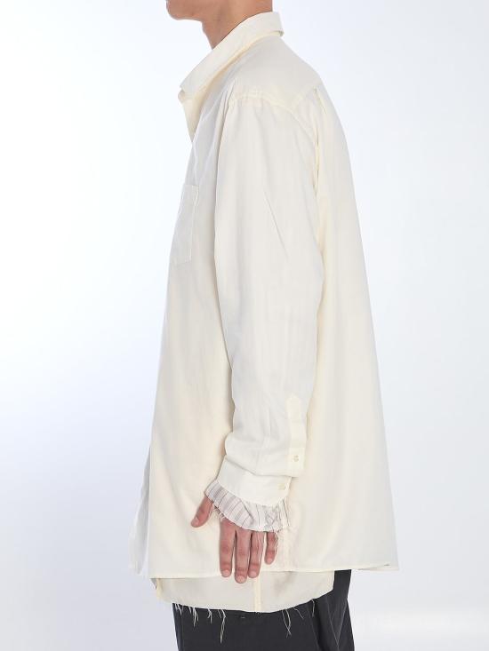  마르지엘라 자켓 메종  모헤어 블렌드 재킷 아이보리 - MAISON MARGIELA