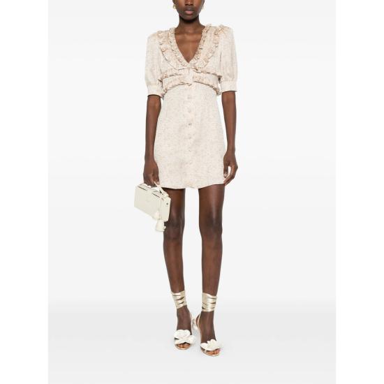 26SS 알레산드라리치 숏 원피스 FABX4297 F4670 1682 NEUTRALS - ALESSANDRA RICH