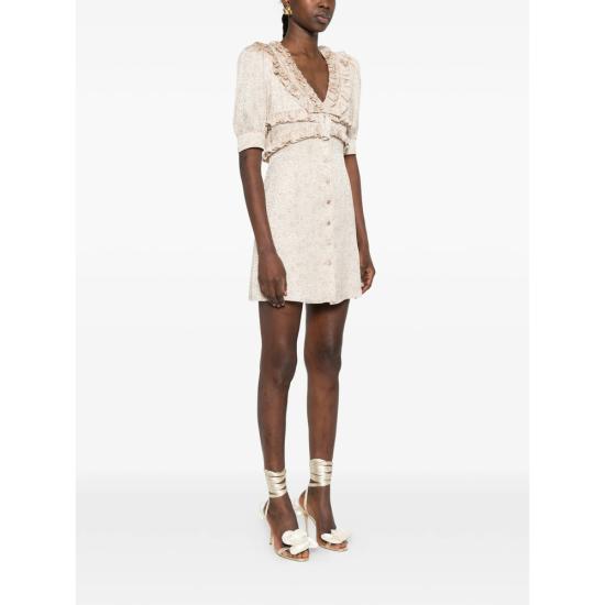 26SS 알레산드라리치 숏 원피스 FABX4297 F4670 1682 NEUTRALS - ALESSANDRA RICH