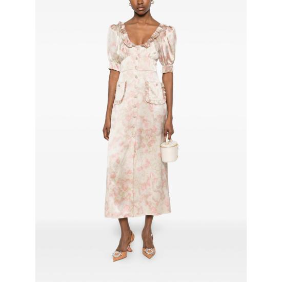 26SS 알레산드라리치 원피스 FABX4280 F4680 1882 NEUTRALS PINK - ALESSANDRA RICH