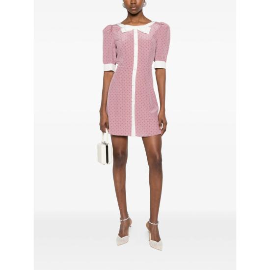 26SS 알레산드라리치 미디 원피스 FABX3895 F4686 1941 PINK - ALESSANDRA RICH