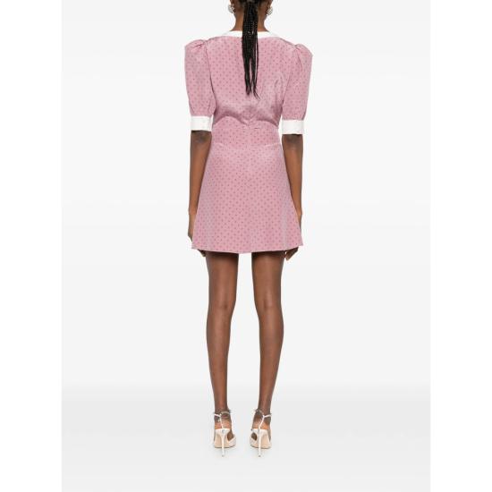 26SS 알레산드라리치 미디 원피스 FABX3895 F4686 1941 PINK - ALESSANDRA RICH