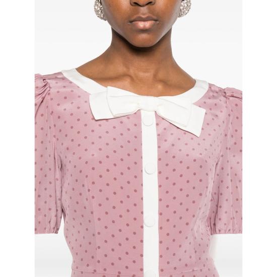 26SS 알레산드라리치 미디 원피스 FABX3895 F4686 1941 PINK - ALESSANDRA RICH