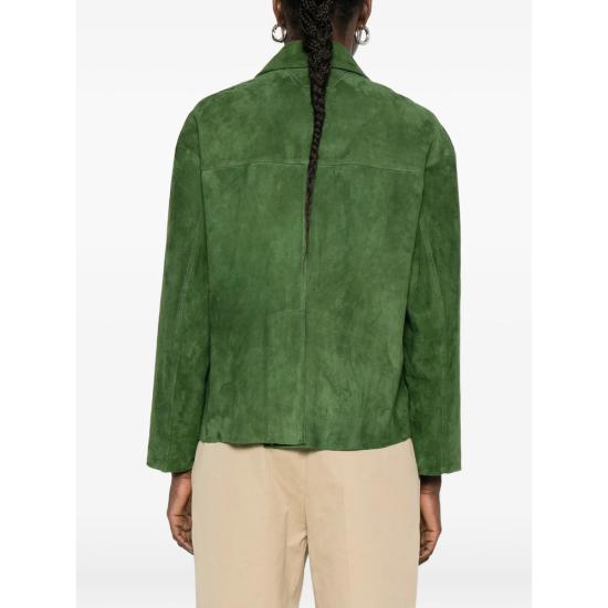 26SS 살바토레 산토로 가죽 자켓 50159 D GREEN - SALVATORE SANTORO