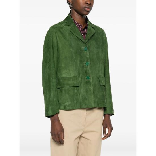 26SS 살바토레 산토로 가죽 자켓 50159 D GREEN - SALVATORE SANTORO