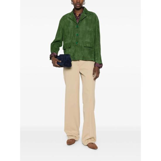 26SS 살바토레 산토로 가죽 자켓 50159 D GREEN - SALVATORE SANTORO