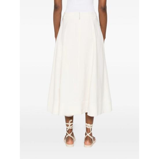 26SS 브루넬로 쿠치넬리 미디 스커트 MH126G3951 C579 NEUTRALS - BRUNELLO CUCINELLI