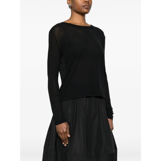 26SS 씨오 긴팔 티셔츠 1091NCR BLACK - CO