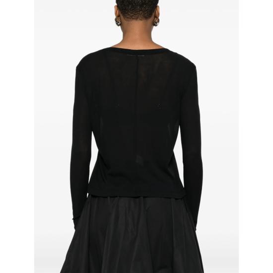 26SS 씨오 긴팔 티셔츠 1091NCR BLACK - CO