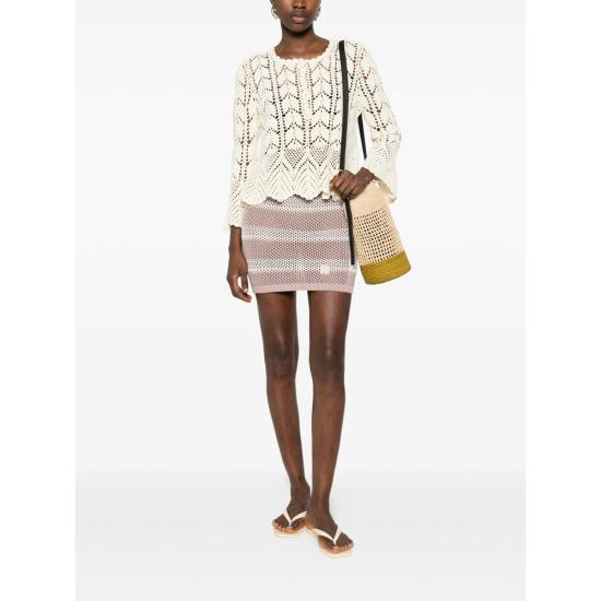 26SS 아미리 미디 스커트 AWBMSK1019 DUSK NEUTRALS GREY - AMIRI