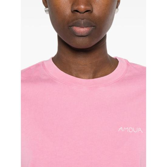 26SS 메종 라비쉬 반팔 티셔츠 ZWPOPINAMOUR WALWA PINK - MAISON LABICHE