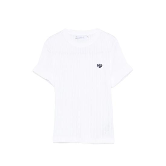 26SS 메종 라비쉬 반팔 티셔츠 ZWPLELOCOEUR WHITE