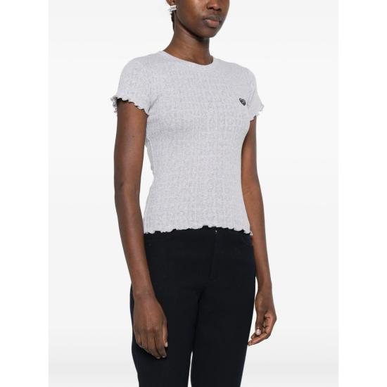 26SS 메종 라비쉬 반팔 티셔츠 ZWFOLIESAMOUR LIHGR GREY - MAISON LABICHE