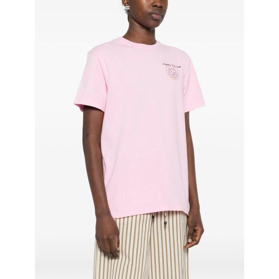 26SS 메종 라비쉬 반팔 티셔츠 ZWBAINVILLECRU WALWA PINK - MAISON LABICHE