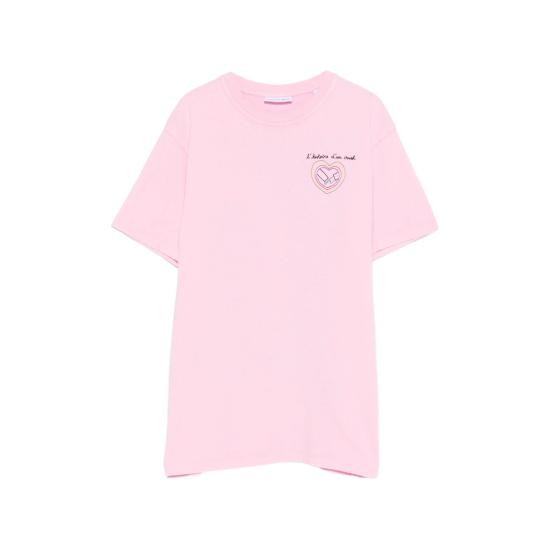 26SS 메종 라비쉬 반팔 티셔츠 ZWBAINVILLECRU WALWA PINK