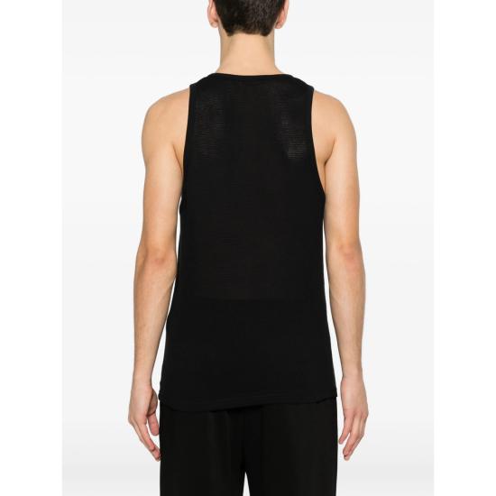 26SS 톰포드 민소매 티셔츠 JMC110 JCN014 NAA BLACK - TOMFORD