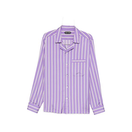 26SS 톰포드 셔츠 FMS111 HXH012 RRA PURPLE WHITE