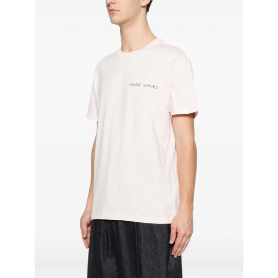 26SS 메종 라비쉬 반팔 티셔츠 ZMPOPINWAVES ENPIN PINK - MAISON LABICHE