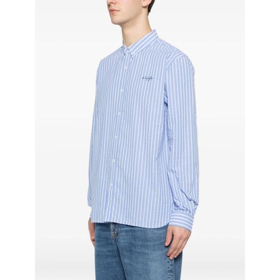 26SS 메종 라비쉬 긴팔 셔츠 ZMMALESHOUTOF SESBL BLUE WHITE - MAISON LABICHE