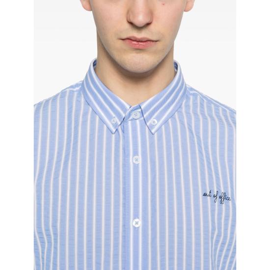 26SS 메종 라비쉬 긴팔 셔츠 ZMMALESHOUTOF SESBL BLUE WHITE - MAISON LABICHE