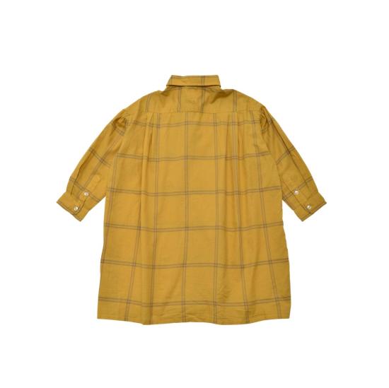  [키즈] East End Highlanders 트레이닝 상의 남녀공용 아동용 이스트 엔드 하이랜더스 와프트 롱셔츠 옐로우/그레이 체크 - OTHER BRANDS