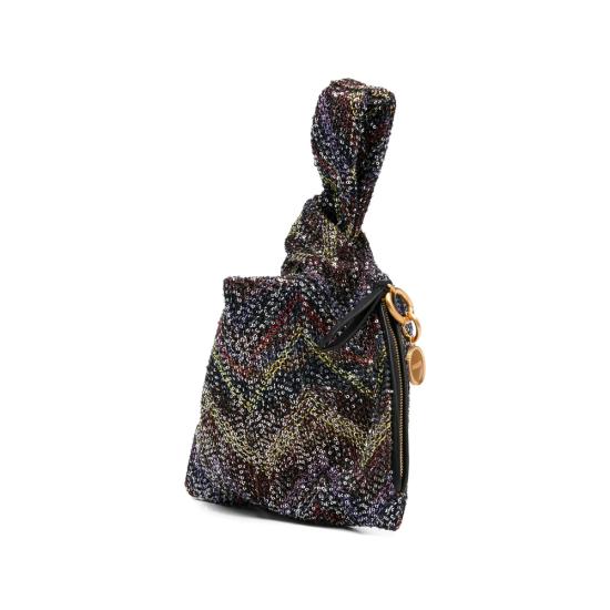 26SS 미소니 토트백 MI10069F 026 BLACK - MISSONI