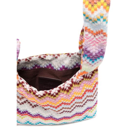 26SS 미소니 토트백 MI10069F 029 WHITE BLUE - MISSONI