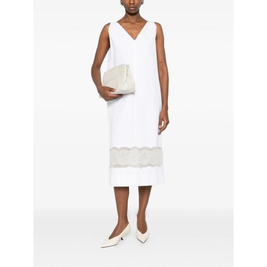 26SS 까르벵 미디 원피스 6261K21078 DR416 N000 WHITE - CARVEN