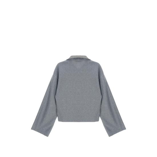 26SS 까르벵 긴팔 티셔츠 6261K21052 JT401 N839 GREY - CARVEN