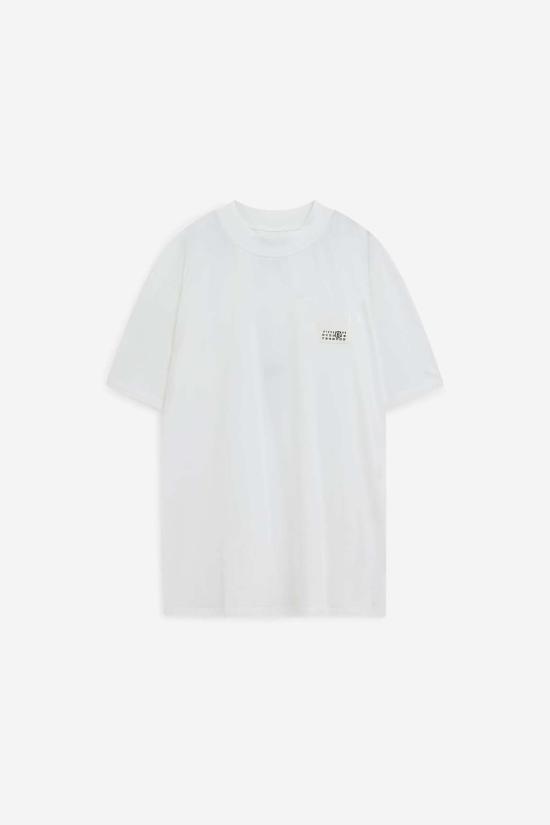  MM6 메종마르지엘라 반팔 티셔츠 Mm6 메종 마르지엘라 티셔츠 화이트