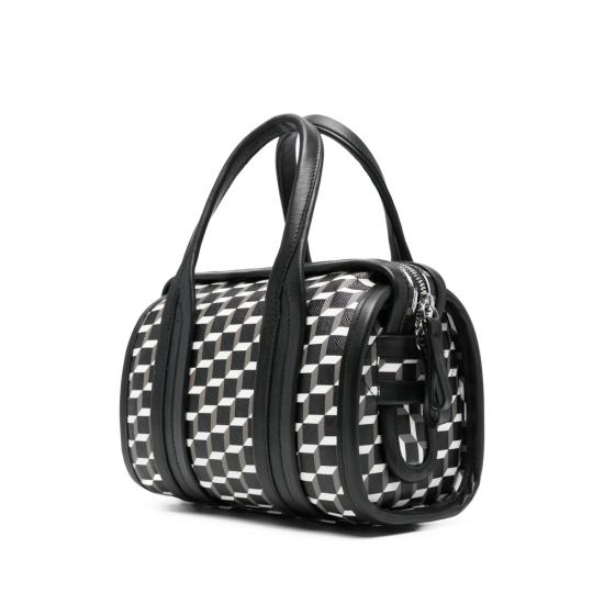 26SS 피에르하디 토트백 AEV10 NANO CAB BKWBK BLACK WHITE - PIERRE HARDY