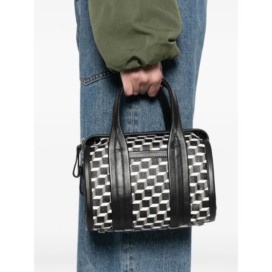 26SS 피에르하디 토트백 AEV10 NANO CAB BKWBK BLACK WHITE - PIERRE HARDY