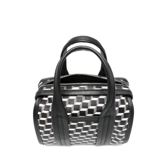 26SS 피에르하디 토트백 AEV10 NANO CAB BKWBK BLACK WHITE - PIERRE HARDY