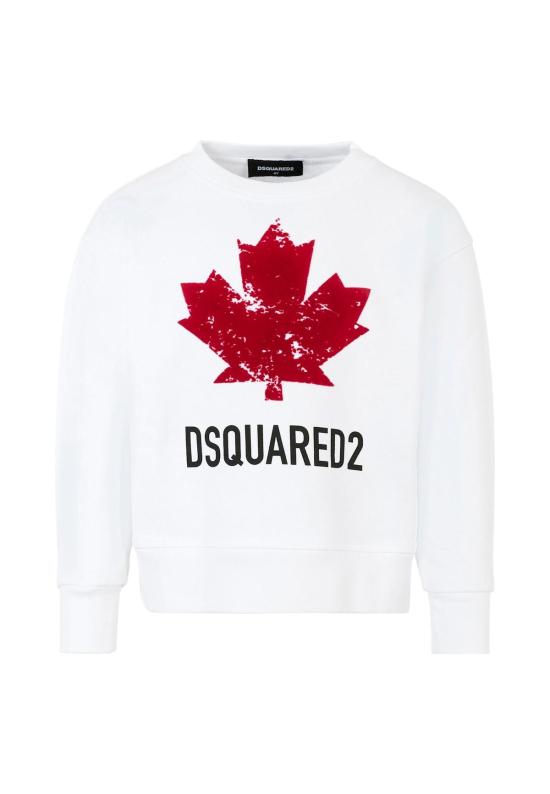  [키즈] 디스퀘어드2 풀오버 키즈 Dsquared2 스웨트셔츠 화이트