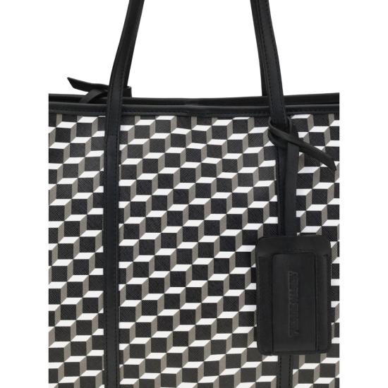 26SS 피에르하디 토트백 AFV3 CAB TOTE BKWBK BLACK WHITE - PIERRE HARDY
