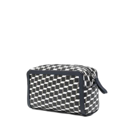 26SS 피에르하디 클러치/파우치 VV08 N MAXI CUB BKWNA BLACK WHITE - PIERRE HARDY