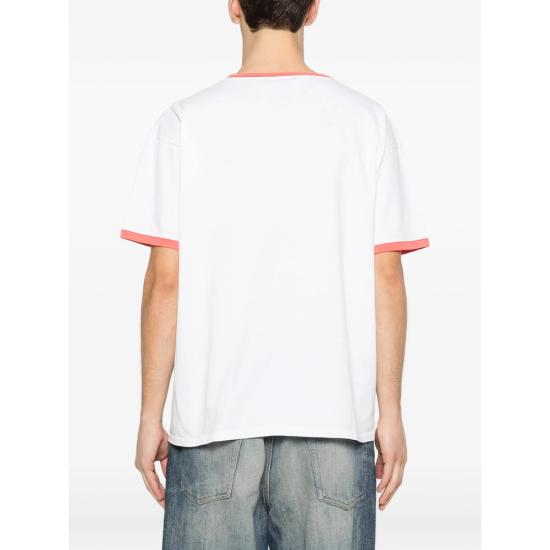 26SS 와일드 동키 반팔 티셔츠 WDCO 375 RED WHITE RED - WILD DONKEY