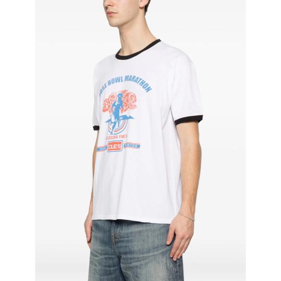 26SS 와일드 동키 반팔 티셔츠 WDCO 374 BLACK WHITE - WILD DONKEY