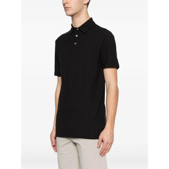 26SS 자노네 폴로 티셔츠 815159 ZG380 Z0015 BLACK - ZANONE