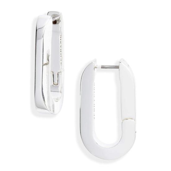  제니 버드 이어링 U 링크 후프  실버 - JENNY BIRD