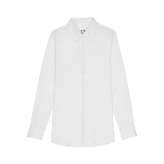  이네스 드 라 프레상쥬 블라우스 Ines De La Fressange 마틴 블라우스 네이비/화이트 - INES DE LA FRESSANGE