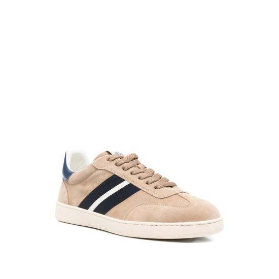 26SS 발리 레트로 크레스트 스니커즈 MSK0F7 SU013 U8N6 NEUTRALS BLUE - BALLY