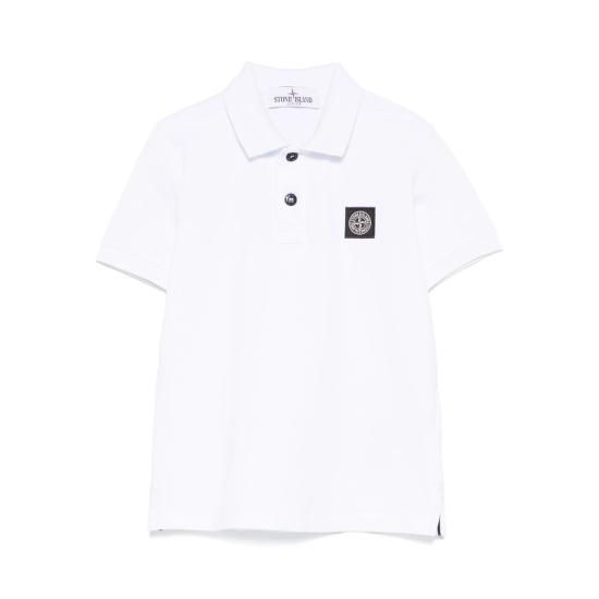 26SS [키즈] 스톤 아일랜드 폴로 셔츠 162200002 S0018 V1001 WHITE