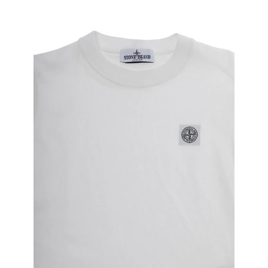 26SS [키즈] 스톤 아일랜드 티셔츠 162100005 S0050 V0001 WHITE - STONE ISLAND