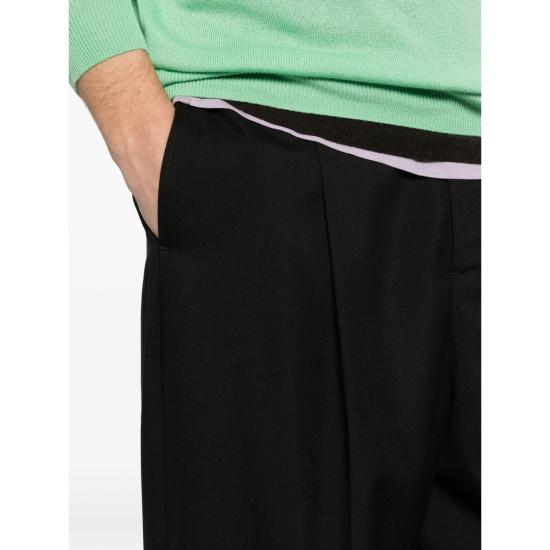 26SS 마르니 스트레이트 팬츠 UTW839 PUMU0332U0 00N99 BLACK - MARNI