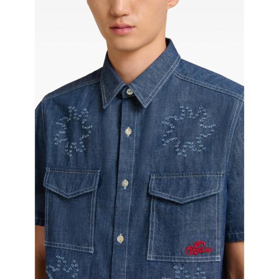 26SS 마르니 데님 셔츠 USCY72 CUJU0032S4 PCB74 BLUE - MARNI