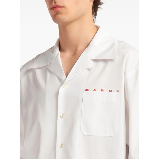 26SS 마르니 반팔 셔츠 USCT88 CUMU0213PP LRW01 WHITE - MARNI